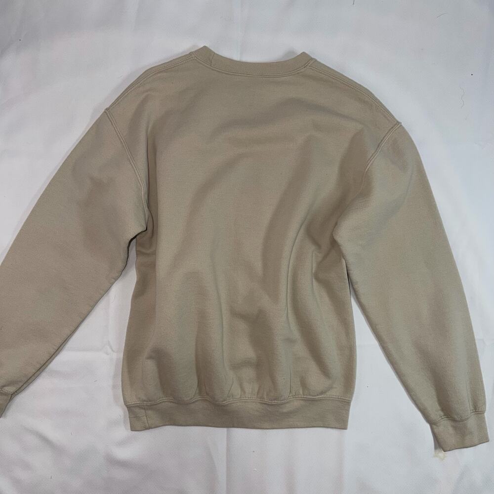 Cream Red Harvard University Collegiate Graphic Long Sleeve Crew Neck Medium - Picture 4 of 12